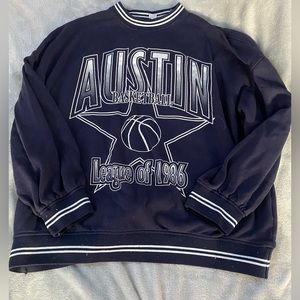 Austin Texas Baskegball league of 1986 sweatshirt from H&M